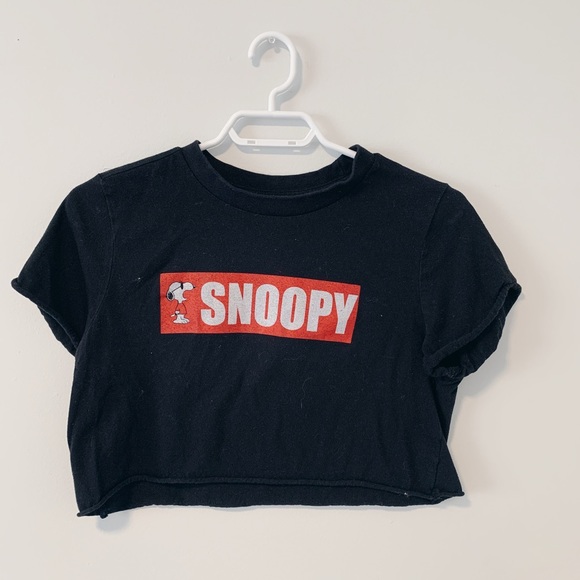 Crop Top T-Shirt - Picture 1 of 1